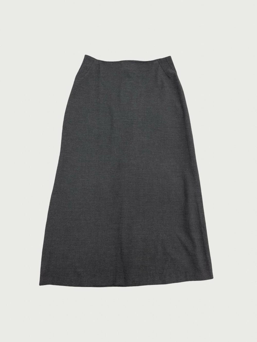 Charcoal Gray Maxi Skirt
